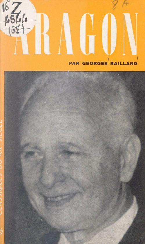 ebook cover of Aragon, by Georges Raillard