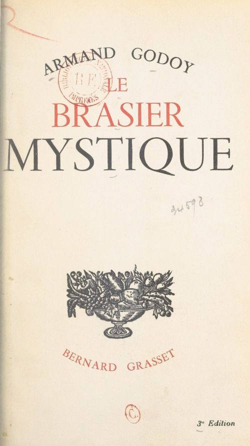 Couverture ebook de Le brasier mystique, de Armand Godoy