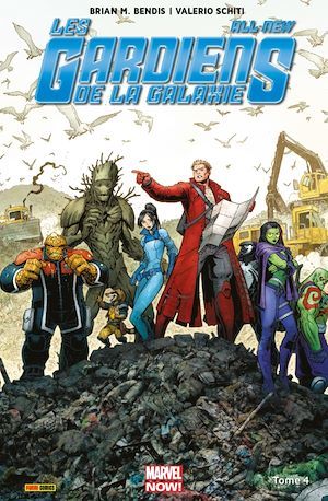 ebook cover of All-New Les Gardiens de la Galaxie (2015) T04, by Brian Michael Bendis, Valerio Schiti