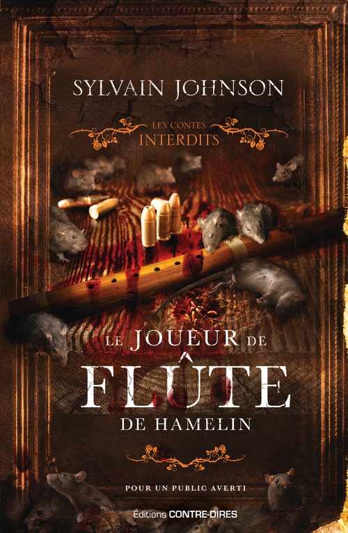 Couverture ebook de Le joueur de flûte de Hamelin, de Sylvain Johnson