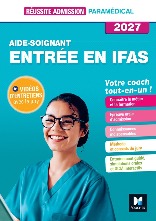 ebook cover of Réussite admission Entrée en IFAS - Aide-soignant 2027, by Jackie Pillard