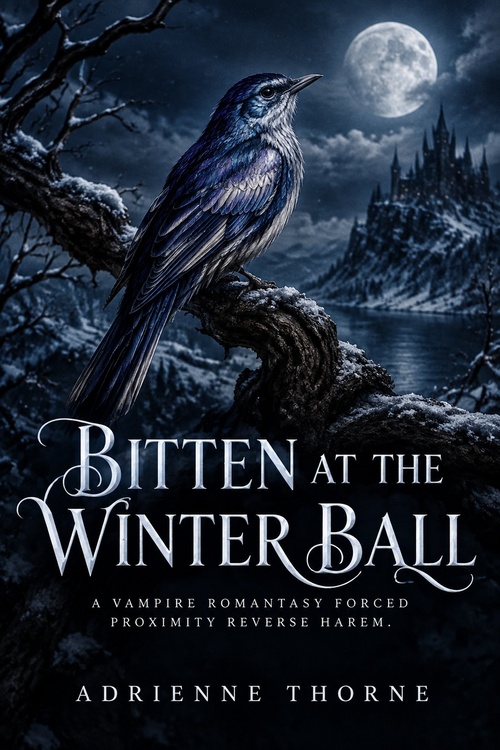 Couverture ebook de Bitten at the Winter Ball, de Adrienne Thorne