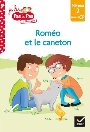 Couverture ebook de Téo et Nina CP Niveau 2 - Le caneton de Téo et Nina, de Isabelle Chavigny, Marie-Hélène Van Tilbeurgh