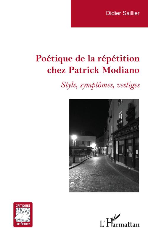 ebook cover of Poétique de la répétition chez Patrick Modiano, by Didier Saillier