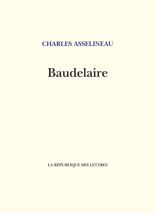 Couverture ebook de Baudelaire, de Charles Asselineau