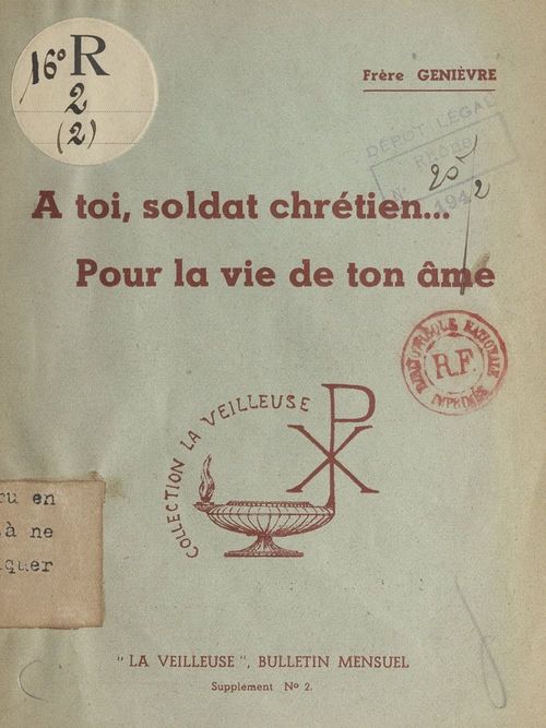 ebook cover of À toi, soldat chrétien... pour la vie de ton âme, by Frere Genievre