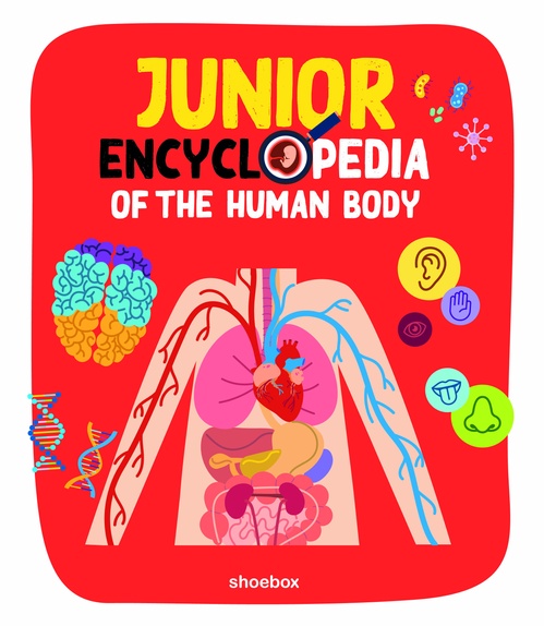 Couverture ebook de Junior Encyclopedia of the Human Body, de Caroline Mcclish, Claire Chabot, Valerie Menard
