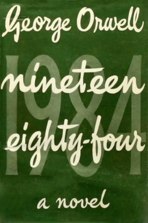 ebook cover of 1984, by George Orwell