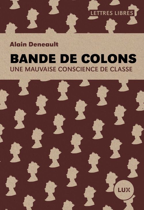 ebook cover of Bande de colons, by Alain Deneault
