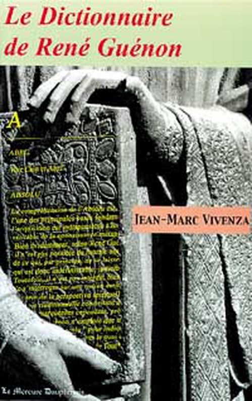 ebook cover of Dictionnaire de René Guénon, by Jean-Marc Vivenza