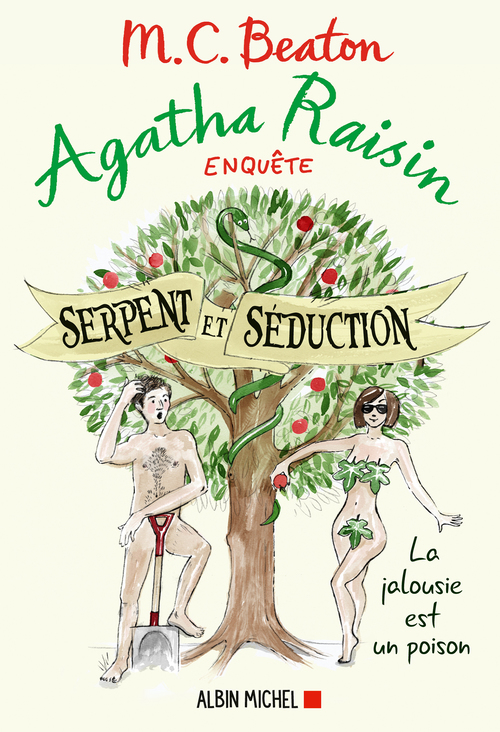 Couverture ebook de Agatha Raisin enquête 23 - Serpent et séduction, de M. C. Beaton