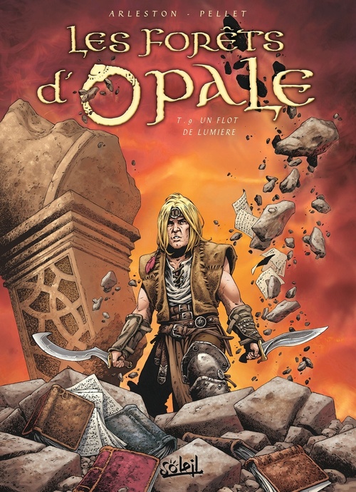 Couverture ebook de Les Forêts d'Opale T09 - Un flot de lumière, de Christophe Arleston