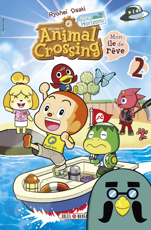 ebook cover of Animal Crossing : New Horizons - Mon île de rêve T02, by Nintendo, Ryohei Osaki