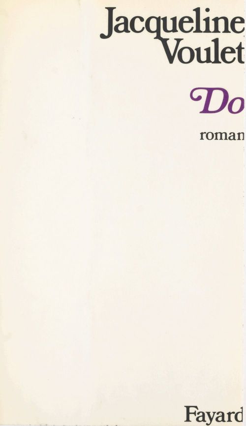 ebook cover of Do, by Jacqueline Voulet