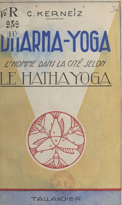 ebook cover of Dharma-Yoga, by Constant Kerneiz