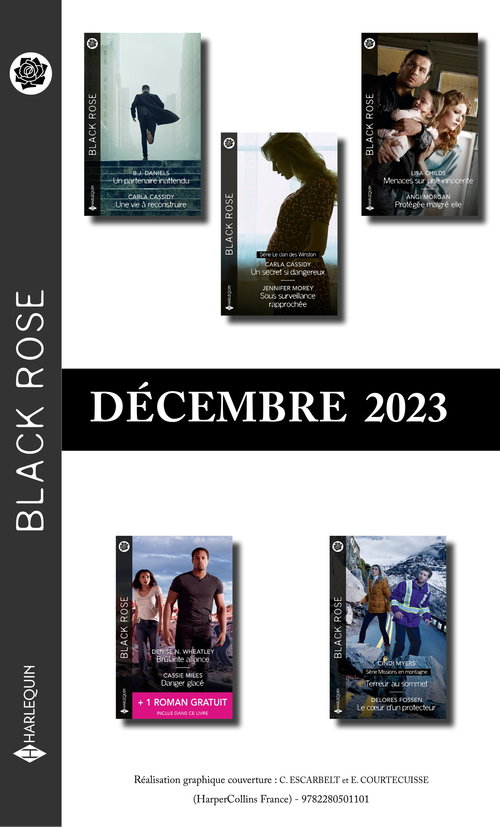 Couverture ebook de Pack mensuel Black Rose - 10 romans + 1 titre gratuit (Décembre 2023), de Collectif