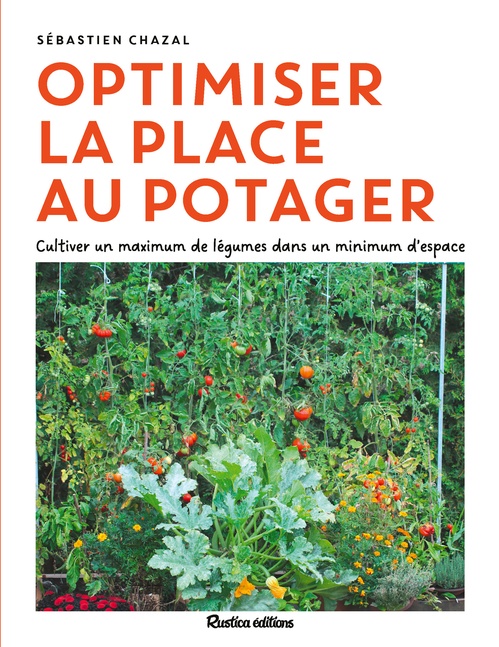 Couverture ebook de Optimiser la place au potager, de Sébastien Chazal