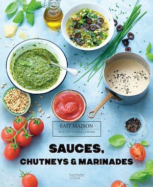 Couverture ebook de Sauces, chutneys et marinades, de Thomas Feller