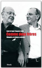 Couverture ebook de Comme deux frères. Mémoire et visions croisées, de Axel Kahn, Jean-François Kahn