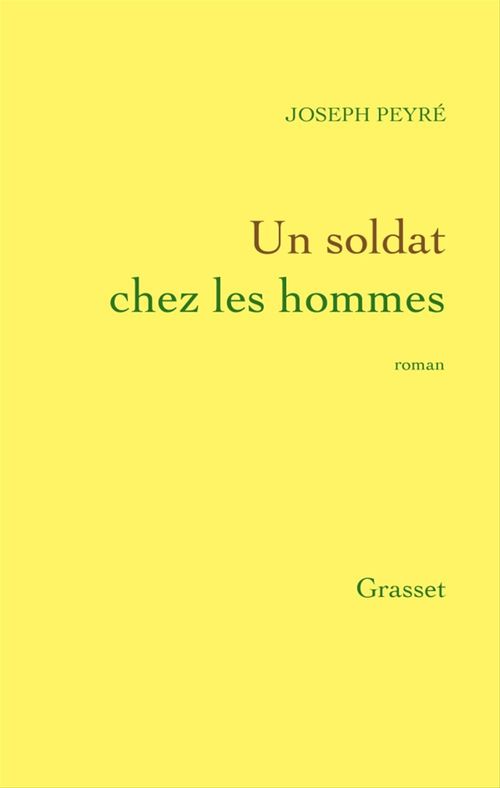Couverture ebook de Un soldat chez les hommes, de Joseph Peyré