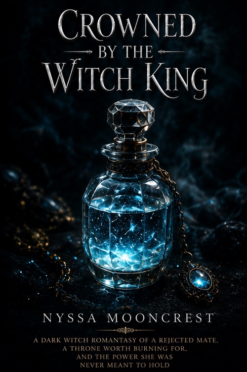 Couverture ebook de Crowned by the Witch King, de Nyssa Mooncrest