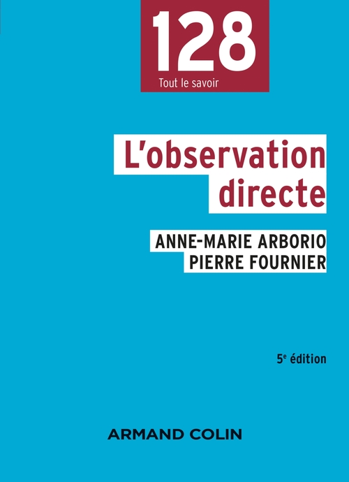 Couverture ebook de L'observation directe - 5e éd., de Anne-marie Arborio, Pierre Fournier