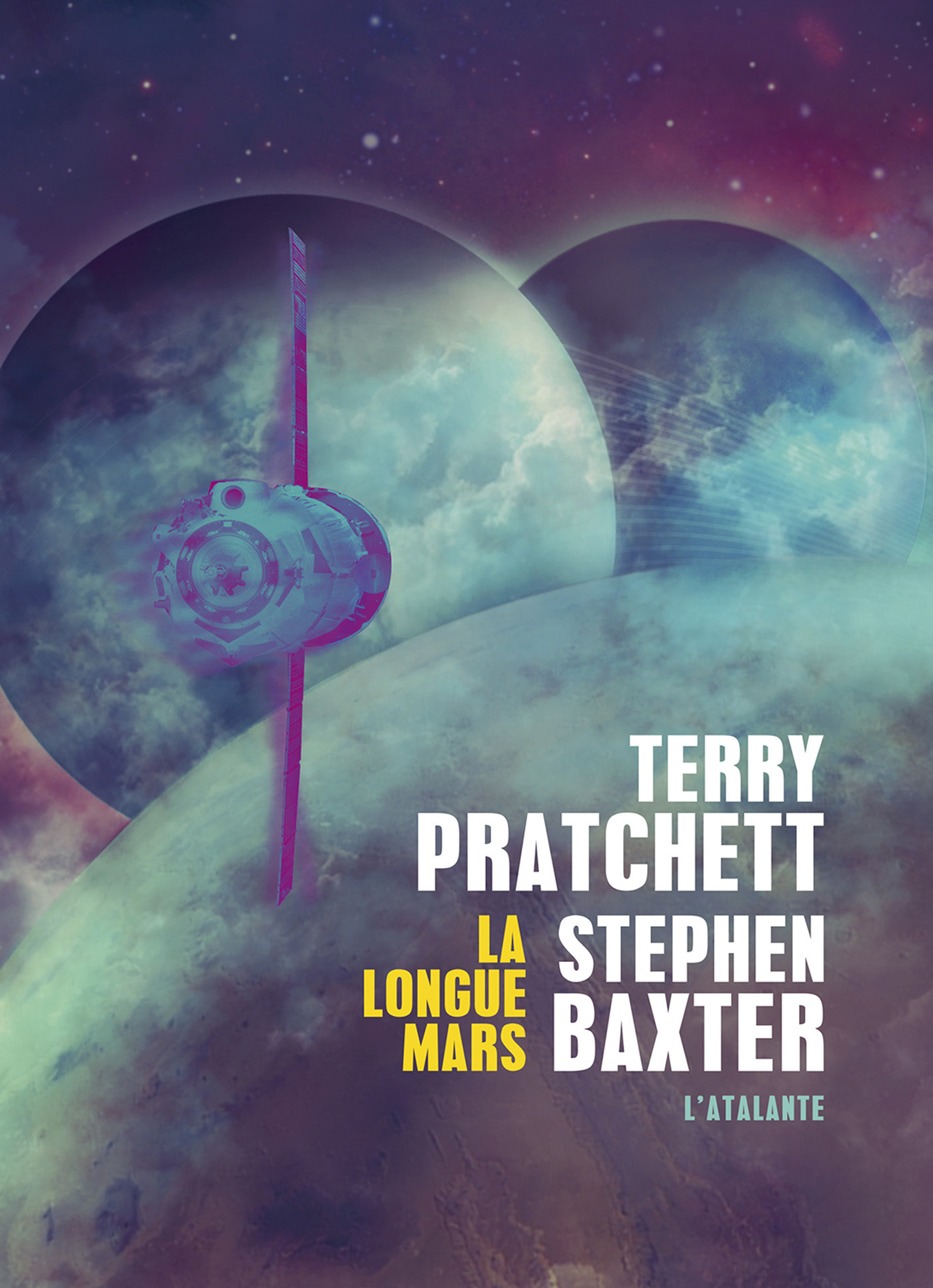 ebook cover of La longue Mars, by Stephen Baxter, Terry Pratchett