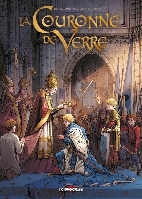 Couverture ebook de La Couronne de verre T01 - Plus peine que gloire, de France Richemond