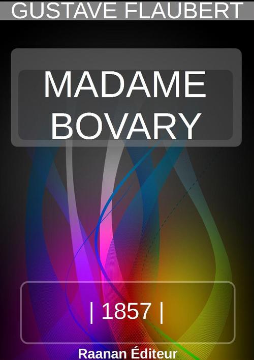 ebook cover of MADAME BOVARY, by Gustave Flaubert