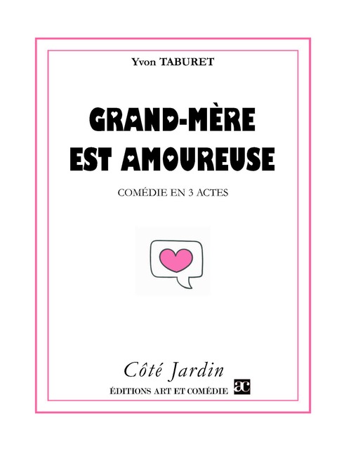 Couverture ebook de Grand-mère est amoureuse, de Yvon Taburet