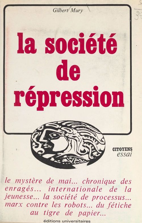 ebook cover of La société de répression, by Gilbert Mury