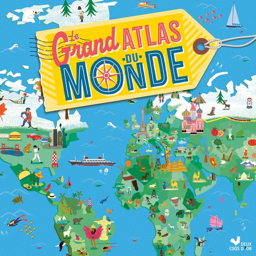 Couverture ebook de Le grand atlas du monde, de Collectif