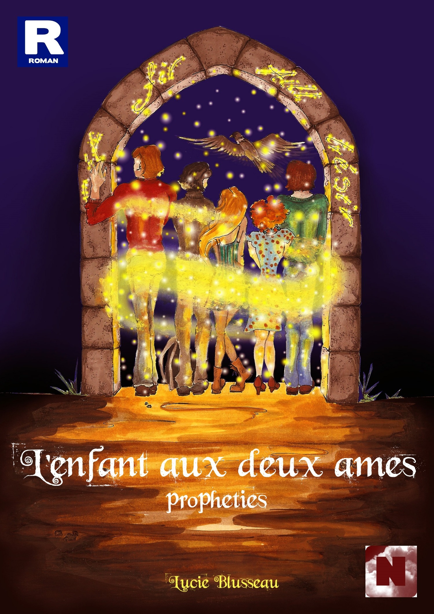 Couverture ebook de L'enfant aux deux âmes, de Lucie Blusseau