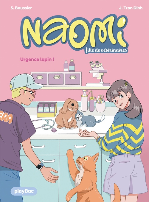 ebook cover of Naomi, fille de vétérinaire - Urgence lapin ! - Tome 2, by Sylvie Baussier