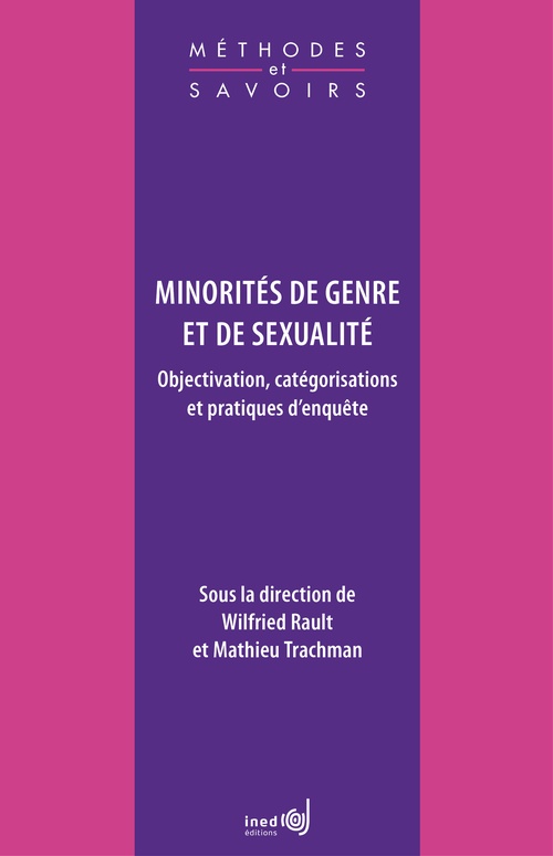 Couverture ebook de Minorités de genre et de sexualité, de
