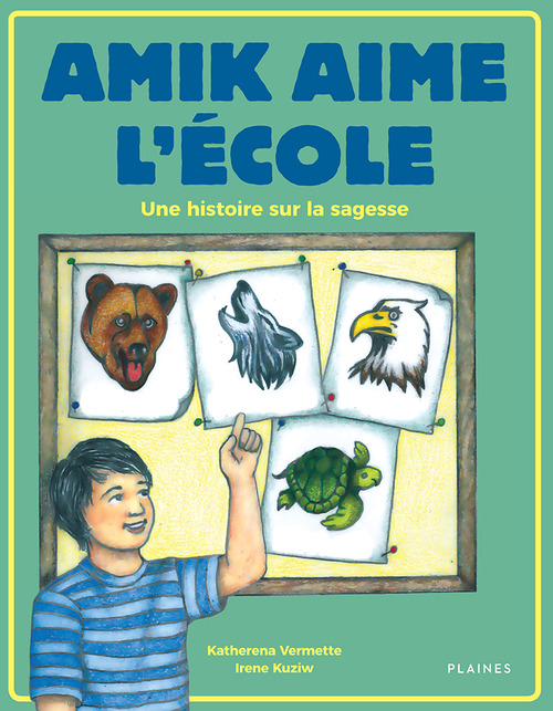 Couverture ebook de Amik aime l'école, de Irene Kuziw, Katherena Vermette