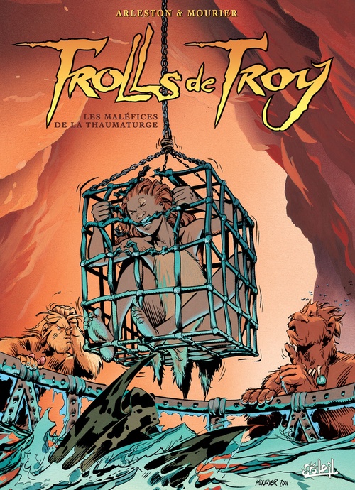 Couverture ebook de Trolls de Troy T05 - Maléfices de thaumaturge, de Christophe Arleston