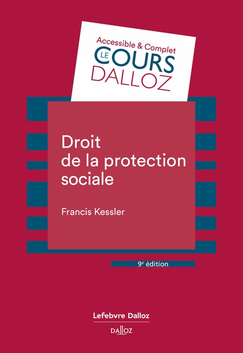 ebook cover of Droit de la protection sociale 9ed, by Francis Kessler