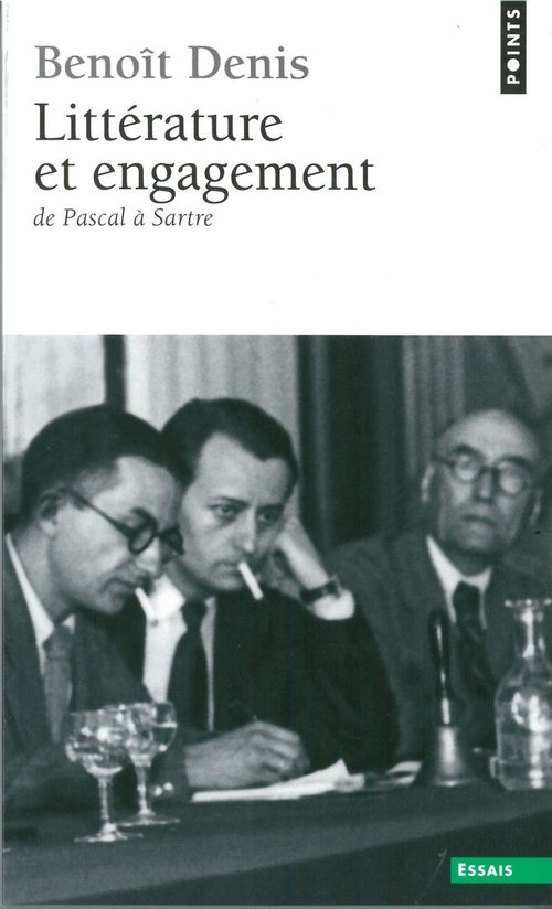 Couverture ebook de Littérature et engagement, de Denis Benoit