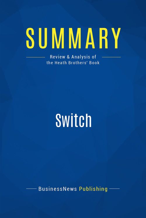 Couverture ebook de Summary: Switch, de Businessnews Publishing