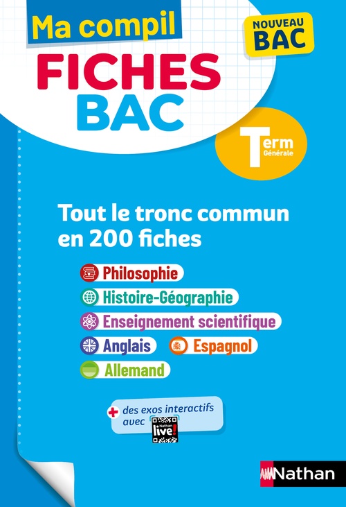 ebook cover of Ma compil Fiches BAC Tle, by Laetitia Benbassat, Frédéric Fouletier, Adèle Gaillot, Katy Grissault, Pascal Jézéquel, Servane Marzin