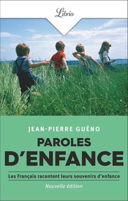 Couverture ebook de Paroles d'enfance, de Jean-Pierre Guéno