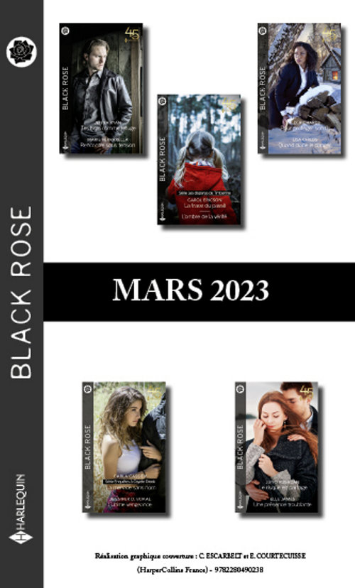 Couverture ebook de Pack mensuel Black Rose - 10 romans (Mars 2023), de Collectif