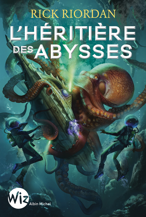 ebook cover of L'Héritière des abysses, by Rick Riordan, Mona De Pracontal