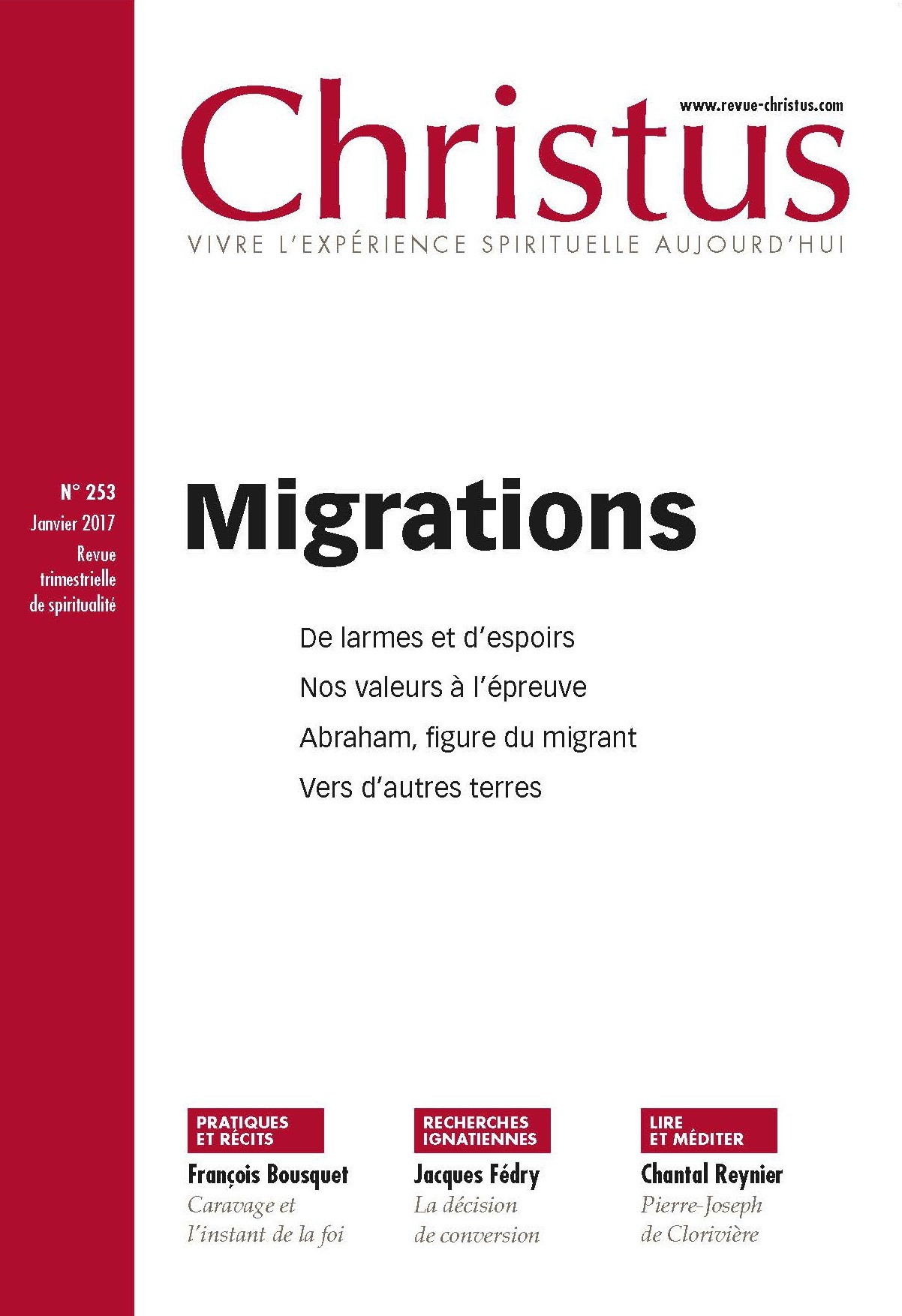 Couverture ebook de Christus n°253, de Revue Christus