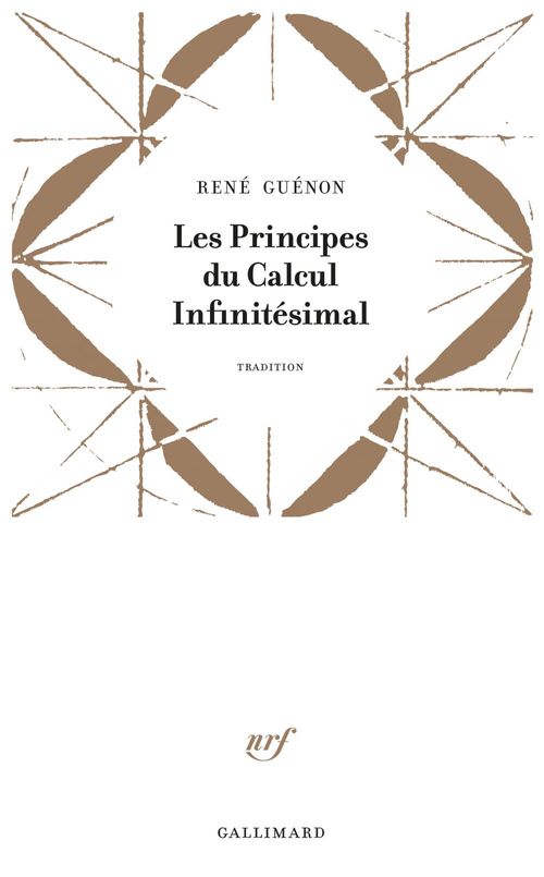 Couverture ebook de Les Principes du Calcul Infinitésimal, de René Guénon
