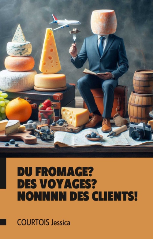ebook cover of Du fromage? Des voyages? Nonnn des clients !, by Jessica Courtois