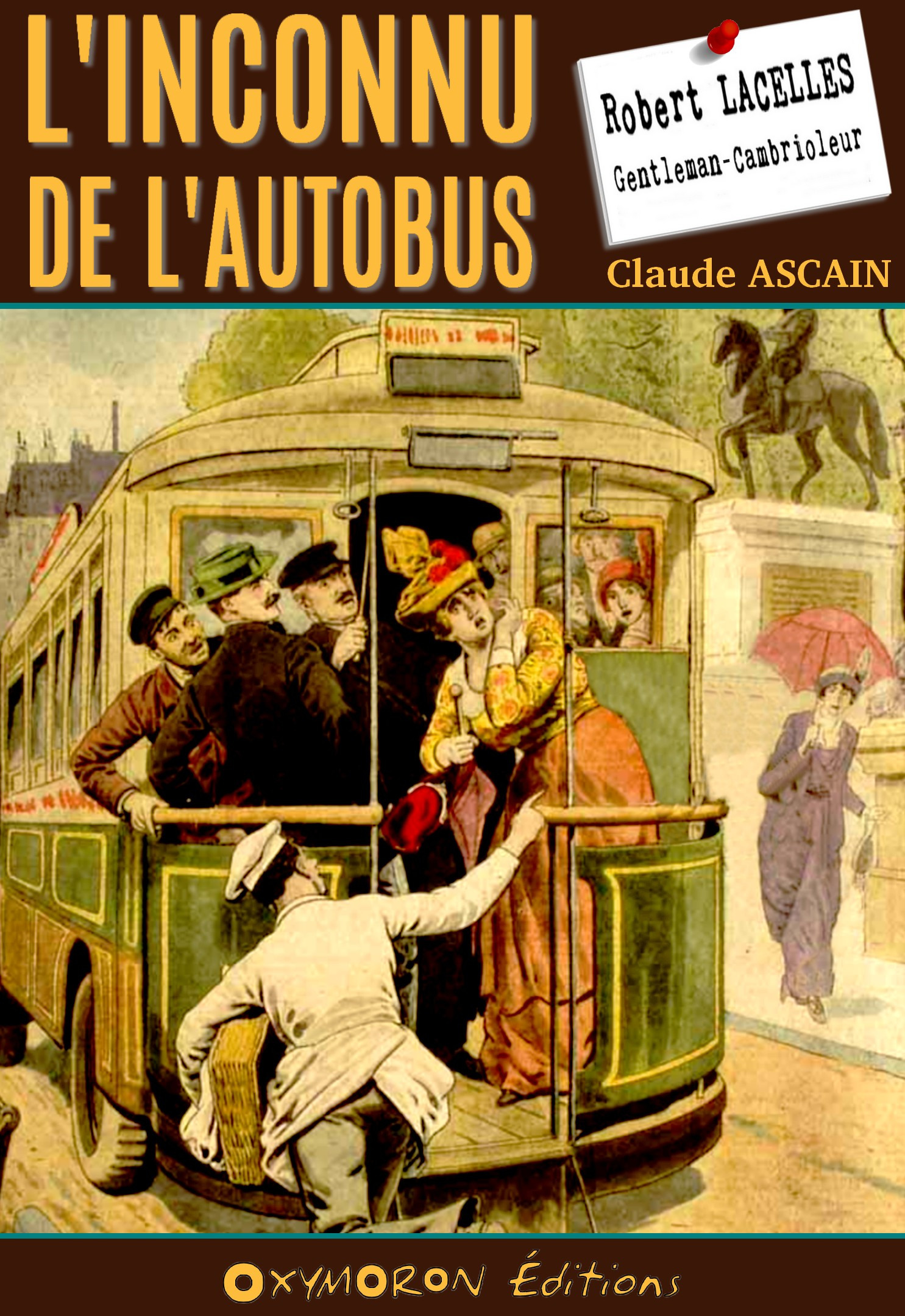 ebook cover of L'inconnu de l'autobus, by Claude Ascain