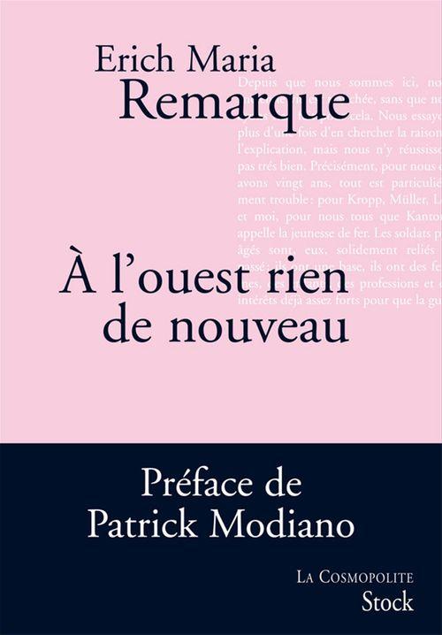 ebook cover of A l'ouest rien de nouveau, by Remarque-E.M