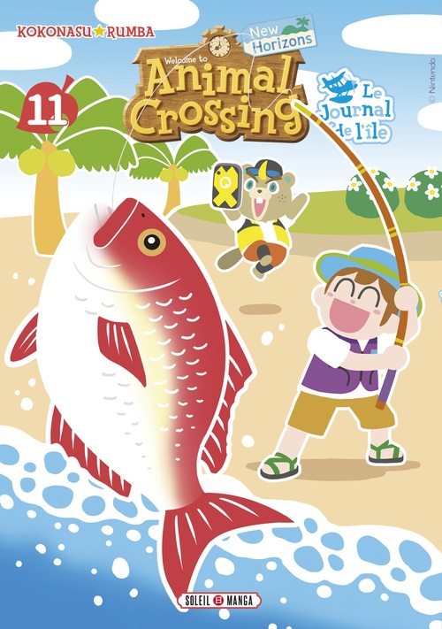 Couverture ebook de Animal Crossing : New Horizons - Le Journal de l'île T11, de Runba Kokonasu
